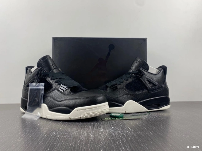 Reps TBkick Black 4 Pony 819139-010 Jordan Retro Hair 0629